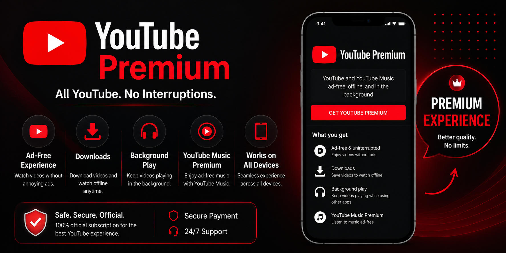 YouTube Premium v21.25.530 MOD APK 