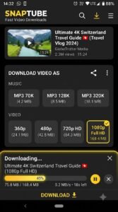 SnapTube  MOD APK (VIP Unlocked, AD-Free) 4